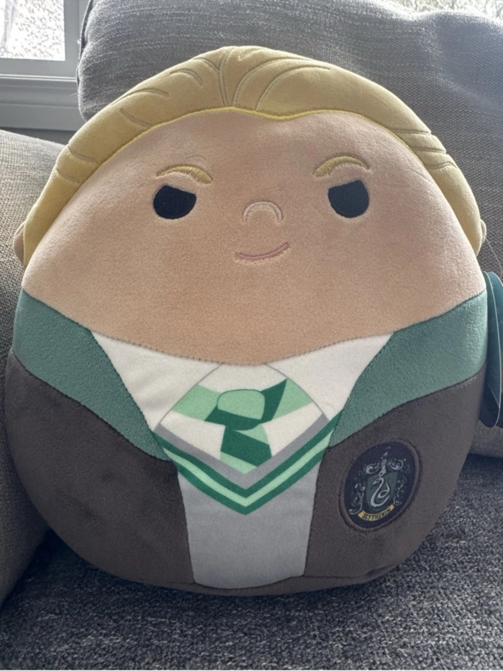 Squishmallows Draco Malfoy Plush - Yellow & Green